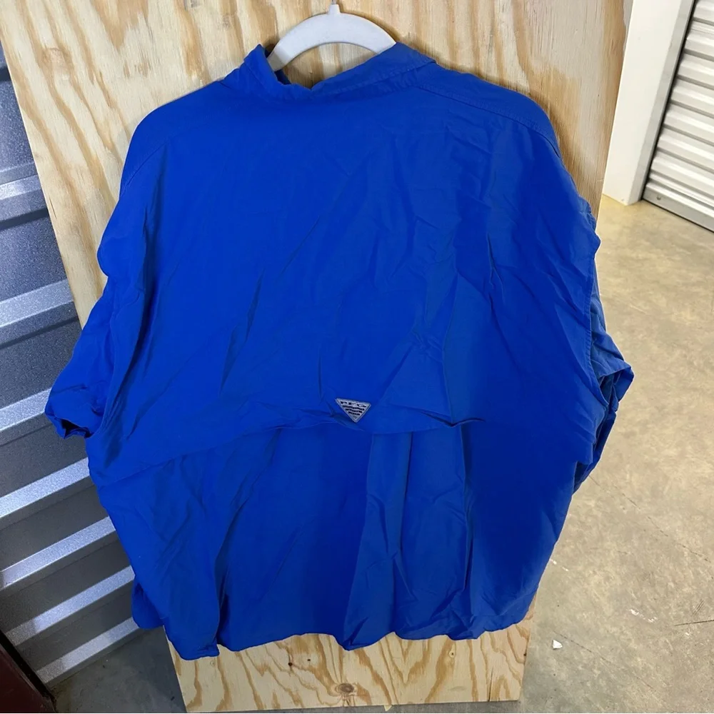 Columbia‎ Men's Vibrant Blue Shirt Jacket